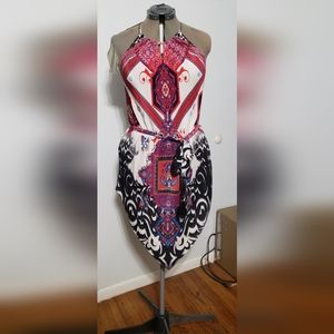 Robert Graham XL 100% silk dress NWT